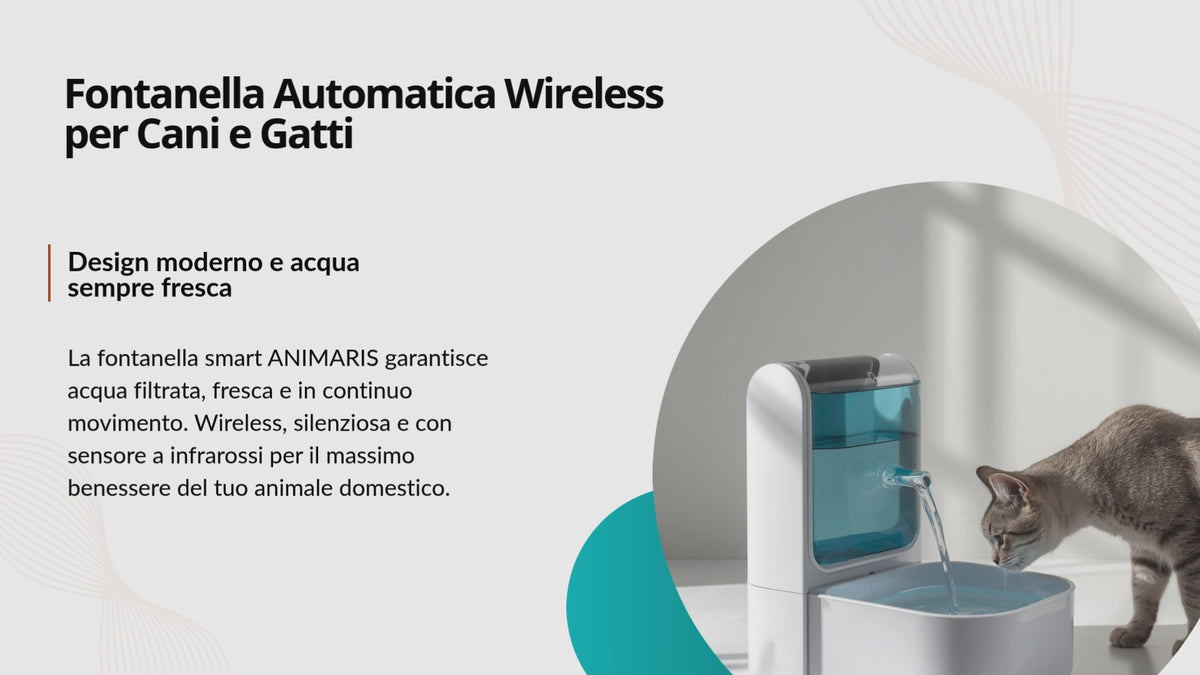 FONTANELLA AUTOMATICA PER CANI E GATTI